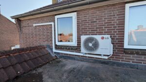 gevel montage airco in Ulft