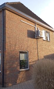 Aircobedrijf monteert vakkundig airco buitengevel in Ulft
